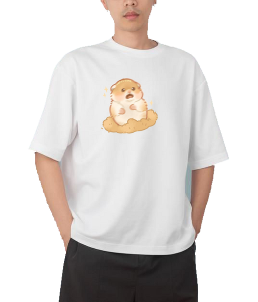 hamster One Size t- shirt White 3