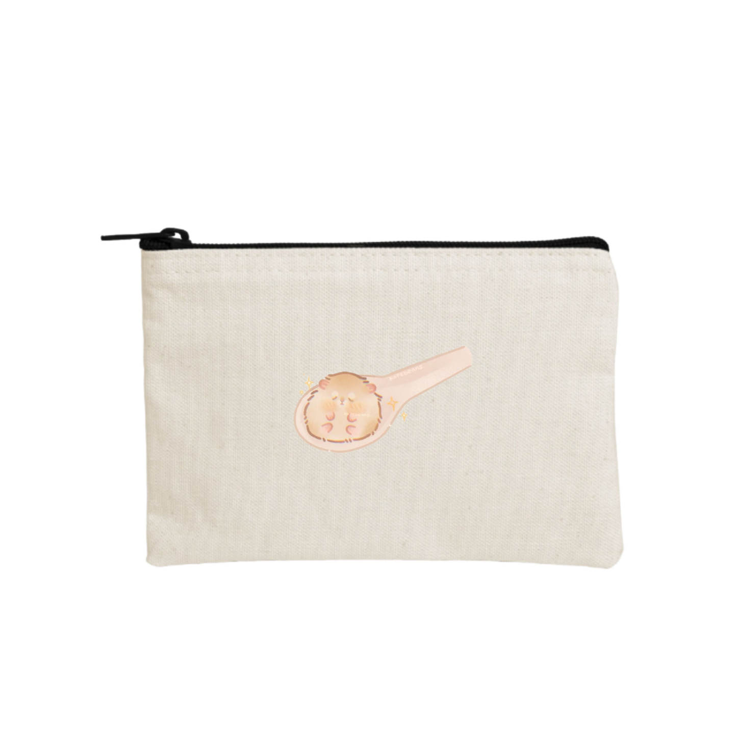 hamster wallet pencil case Beige 2
