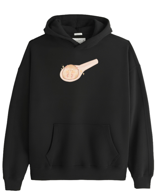 hamster Oversize Hoodie Black 2