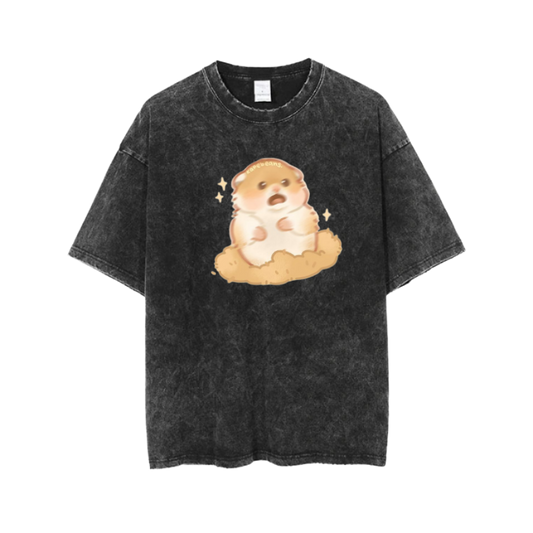 hamster One Size t- shirt Washed 3