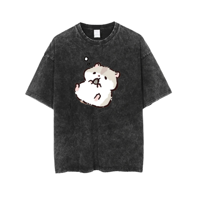 hamster One Size t- shirt Washed 4