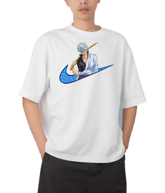 Sakata Gintoki t- shirt One Size White 1