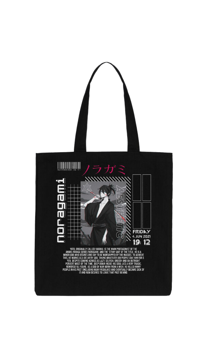 Noragami tote bag Black 1
