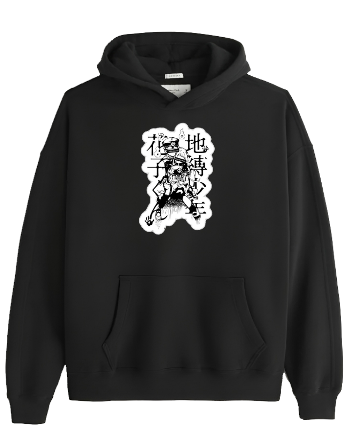 Hanako-kun One Size hoodie Black 8