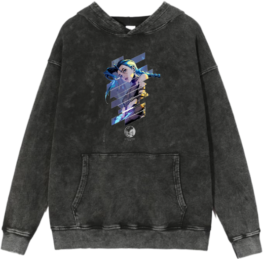 Jinx One Size hoodie Washed 3