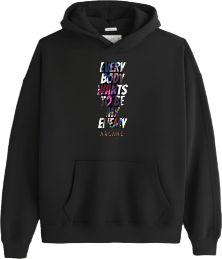 Jinx One Size hoodie Black 1