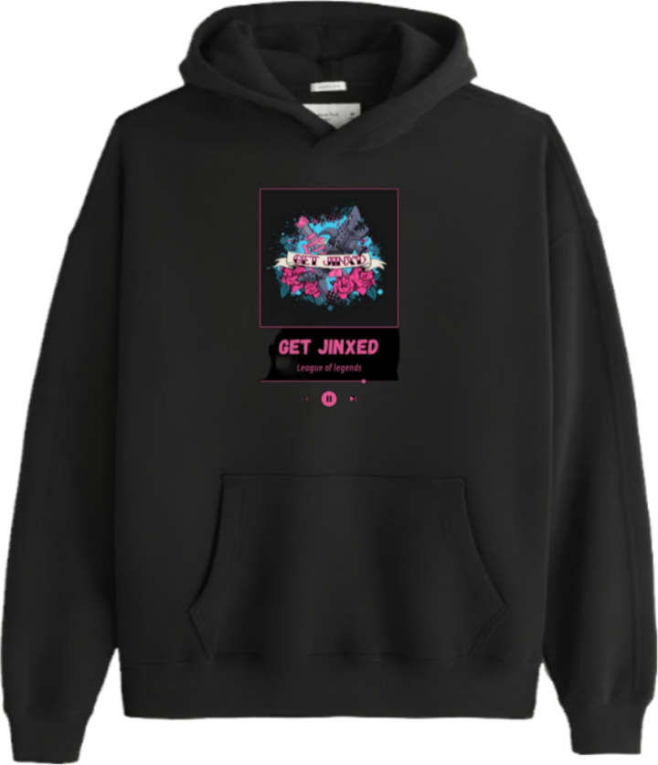 Jinx One Size hoodie Black 2