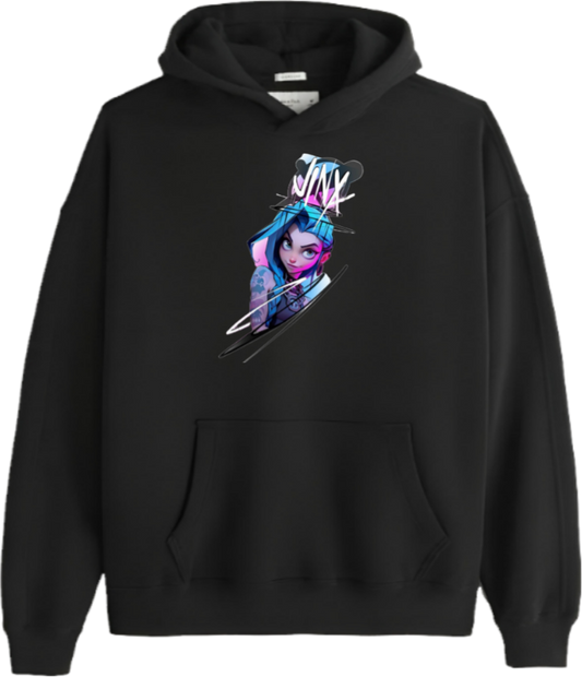 Jinx One Size hoodie Black 5