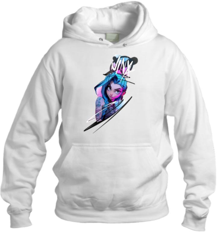 Jinx One Size hoodie White 5