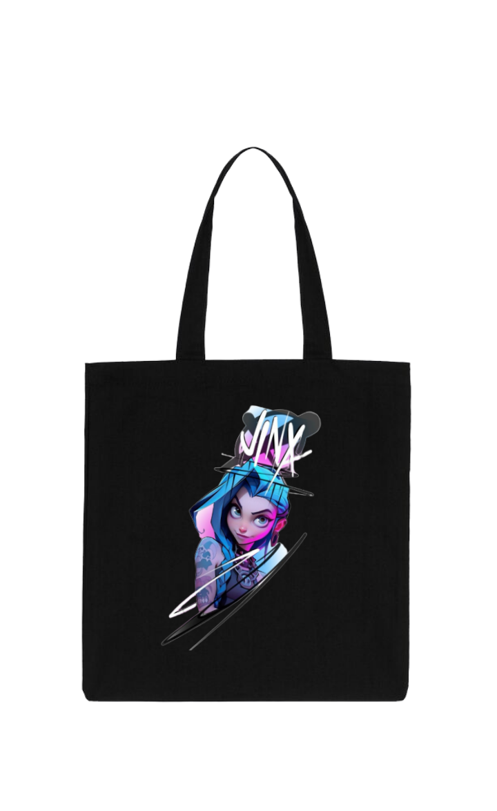 Jinx tote bag Black 5