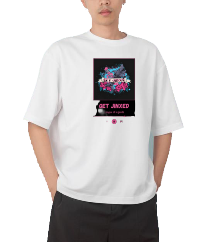 Jinx t- shirt One Size White 2