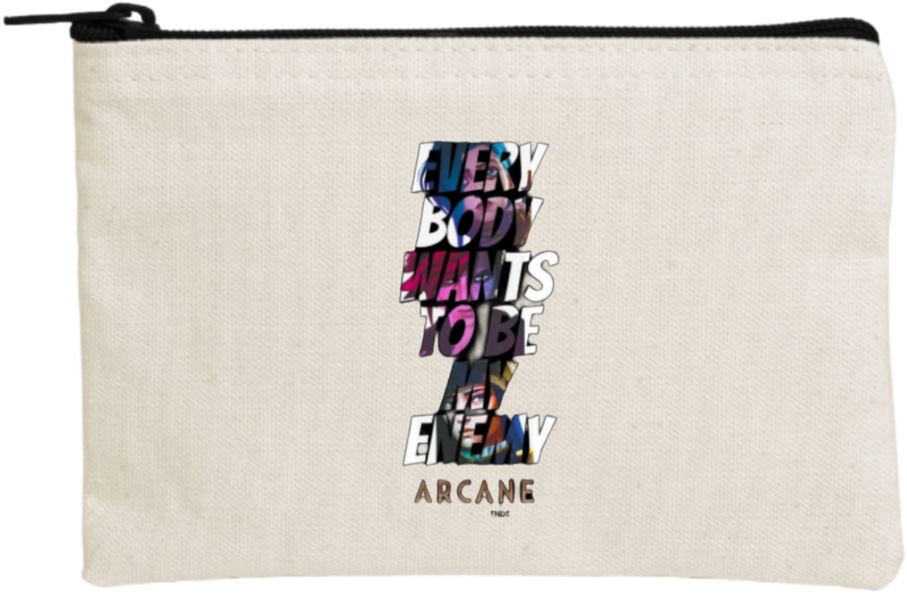 Jinx wallet pencil case Beige 1
