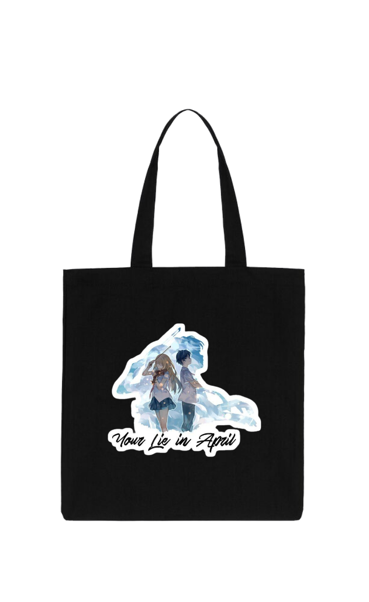 Your Lie in April tote bag beige 3