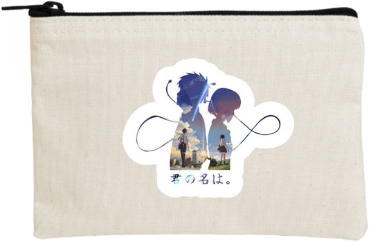 Kimi no Na wa wallet pencil case Beige 1