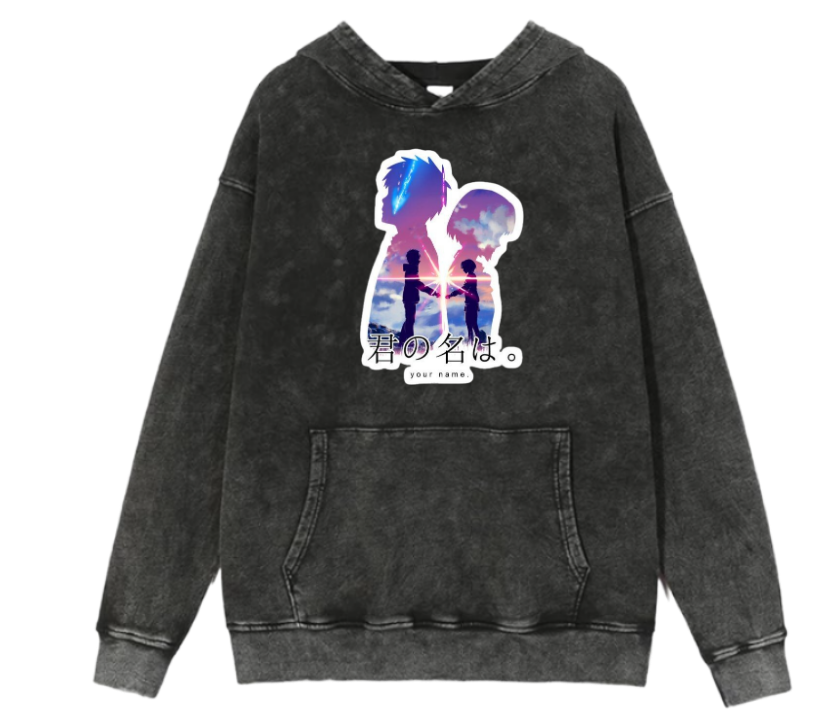 A Whisker Away Oversize Hoodie Washed 2