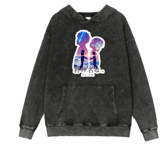 A Whisker Away Oversize Hoodie Washed 2