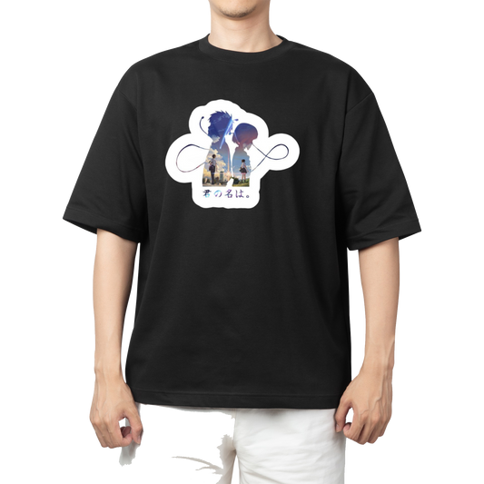Kimi no Na wa One Size t- shirt Black 4