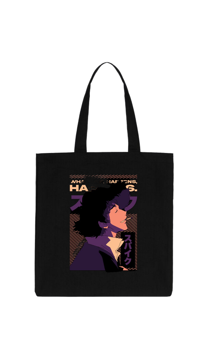Cowboy Bebop tote bag Black 12
