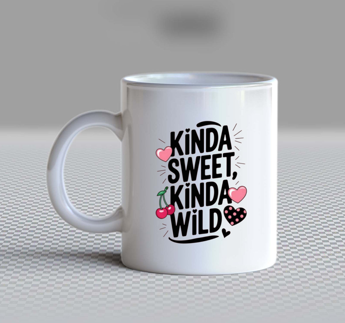 KINDA SWEET, KINDA DA WILD Mug White 68
