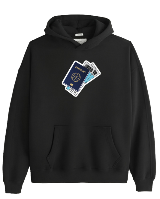 travel travellar Oversize Hoodie Black 1