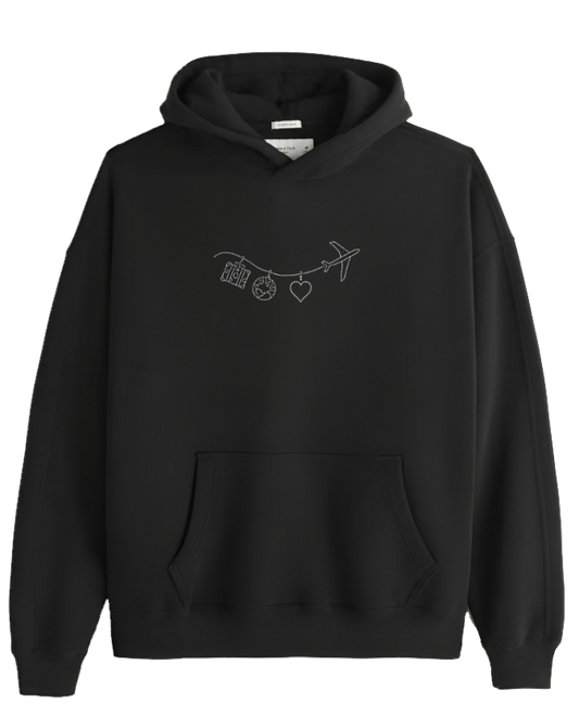 travel travellar Oversize Hoodie Black 5