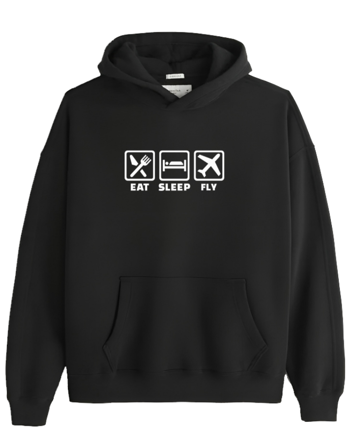 travel travellar Oversize Hoodie Black 7