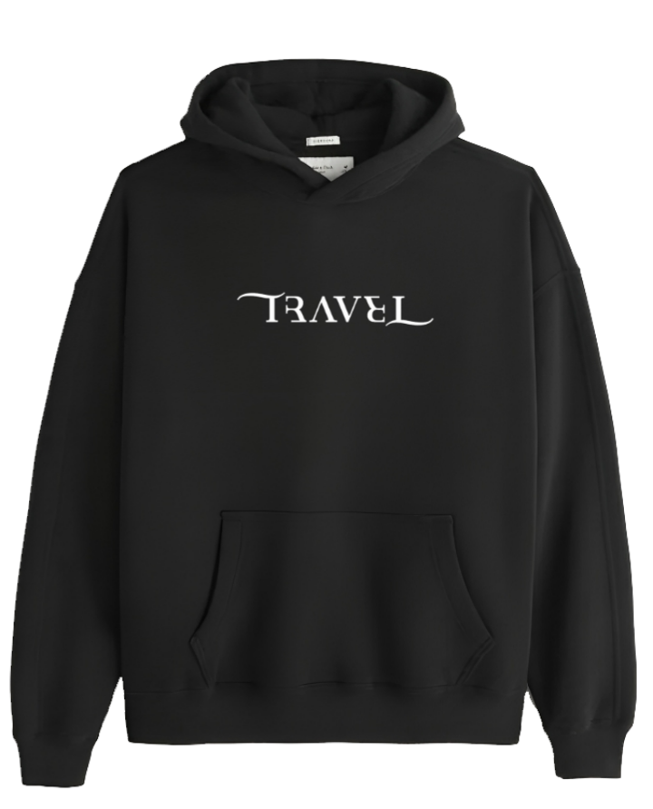 travel travellar Oversize Hoodie Black 8