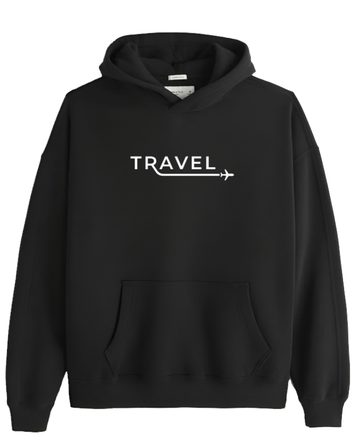 travel travellar Oversize Hoodie Black 10
