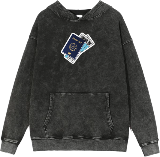 travel travellar Oversize Hoodie Washed gray 1