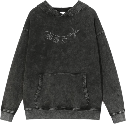 travel travellar Oversize Hoodie Washed gray 5