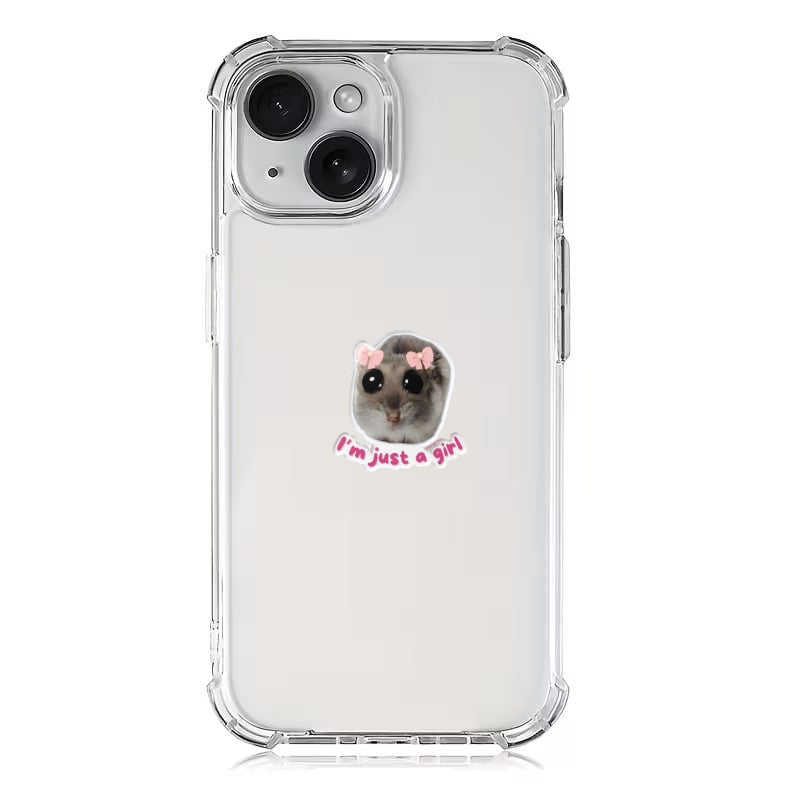 Phone / pad  acrylic stickers I'm just a girl
