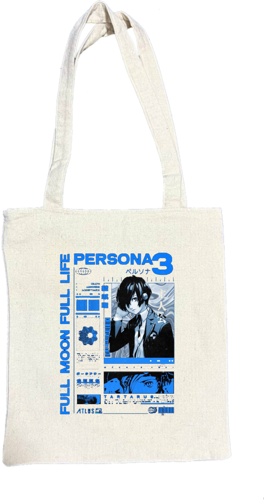 Persona 3 Tote Bag beige 2