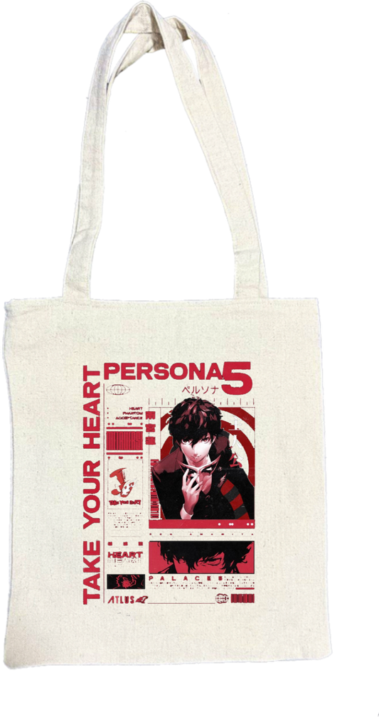 Persona 5 Tote Bag beige 3