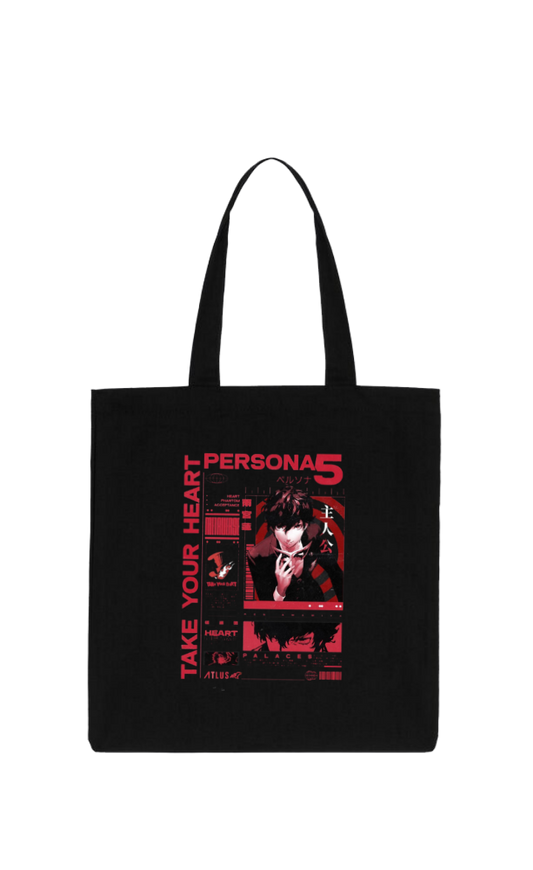 Persona 5 Tote Bag black 3