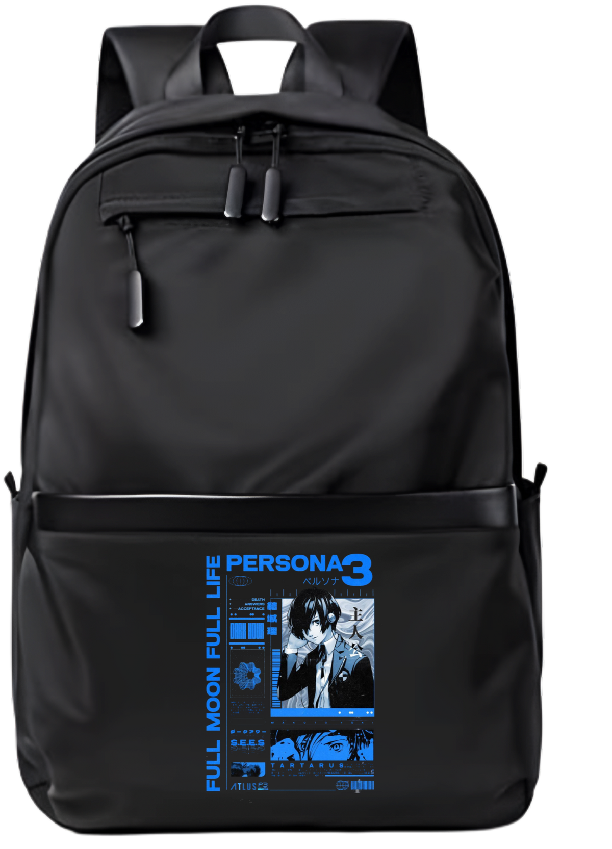 Persona 3 School bag bag Black Back 2