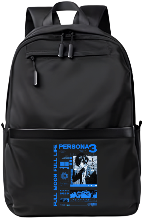 Persona 3 School bag bag Black Back 2