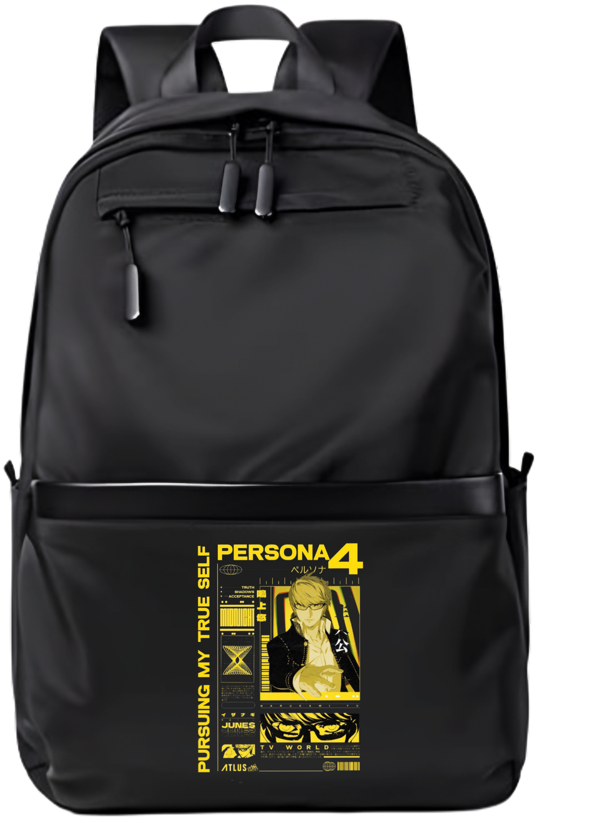 Persona 4 School bag bag Black Back 4
