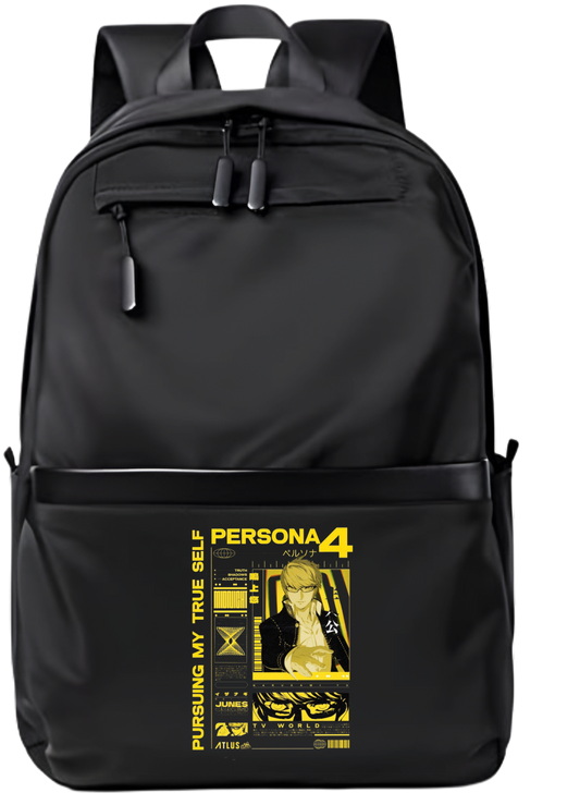 Persona 4 School bag bag Black Back 4