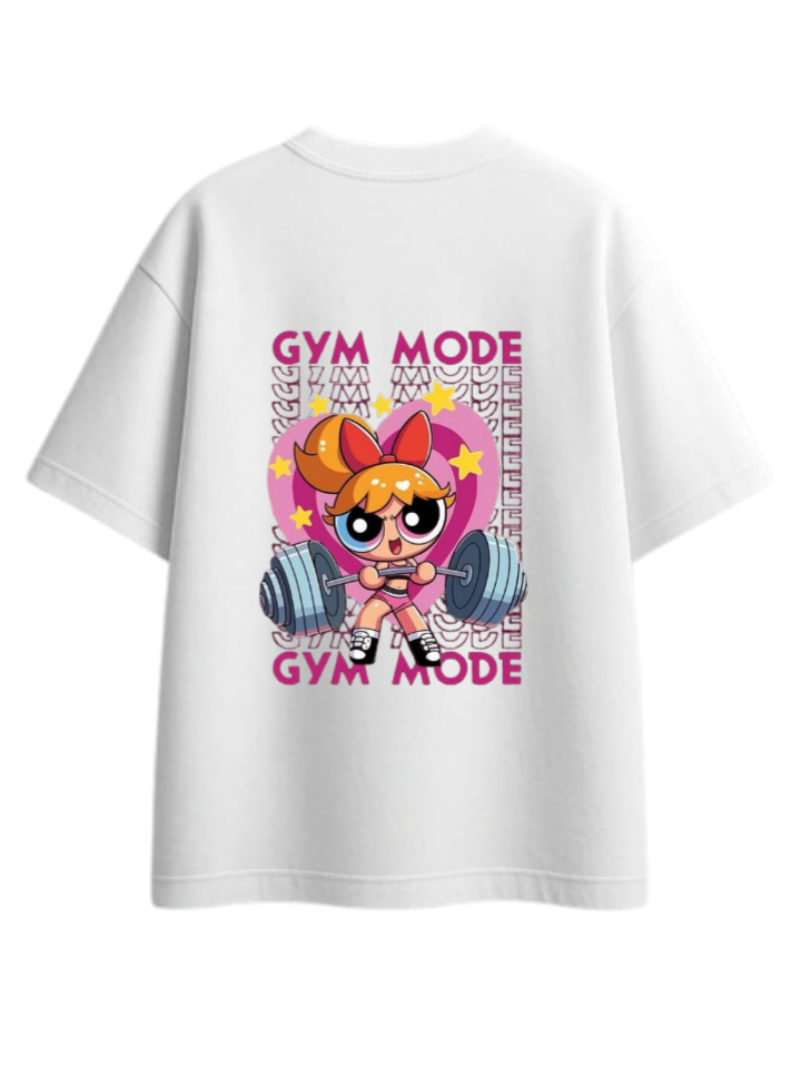 The Powerpuff Girls T-Shirt Oversized White Back 2