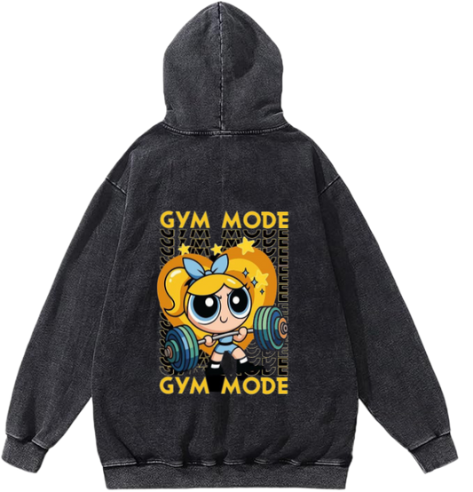 The Powerpuff Girls Over Size hoodie Washed 1