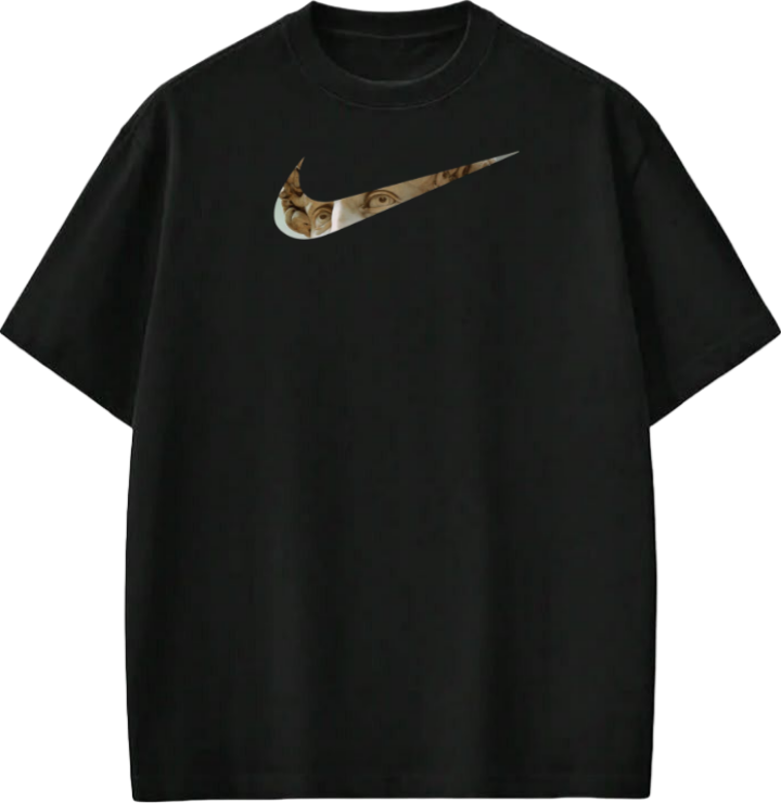 David T-Shirt, Oversized Black