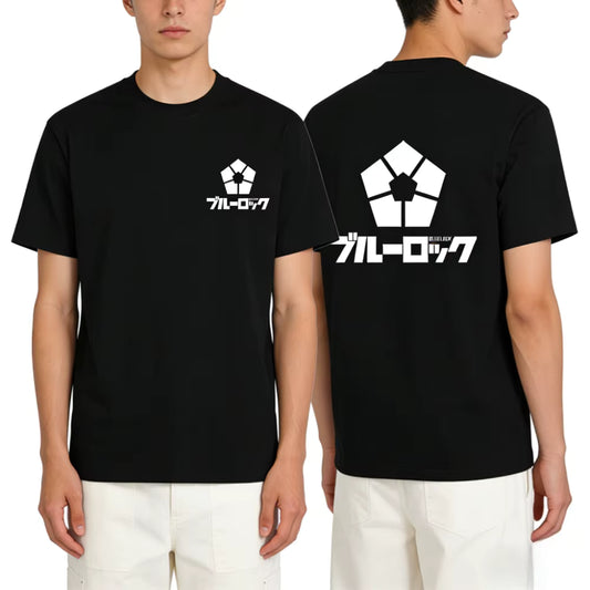Blue Lock T-Shirt, Oversized Black Back 1