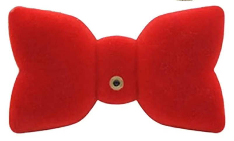 Anime Detective Conan Voice Changer Red Bowknot Portable Funny Cartoon Peripheral Voice Changer Model Birthday Gift Toy