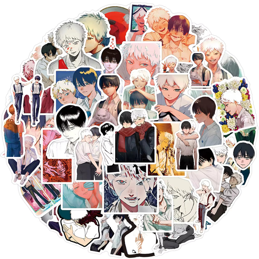 10/30/50pcs The Summer Hikaru Died Anime Cartoon Stickers Waterproof Graffiti Sticker DIY Guitar Notebook Phone Cool Sticker Toy