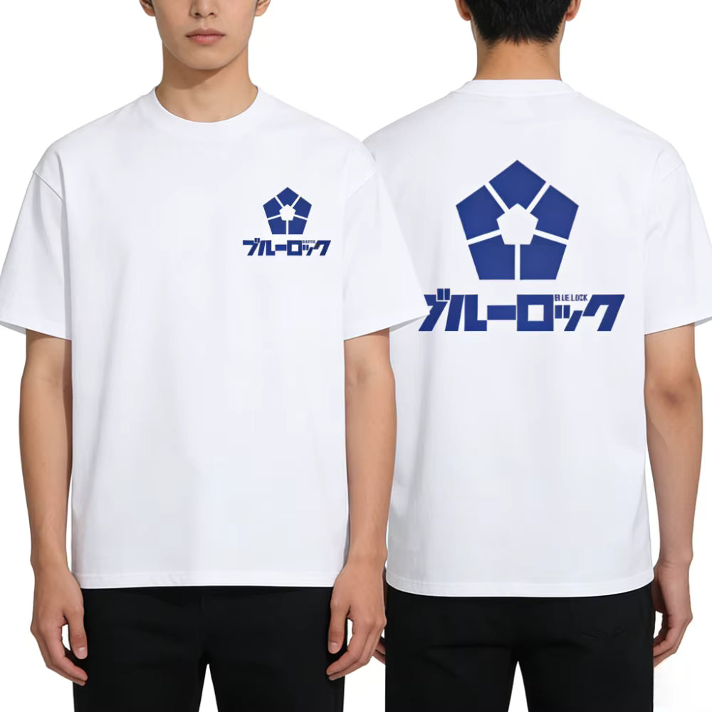Blue Lock T-Shirt Oversized White Back 2