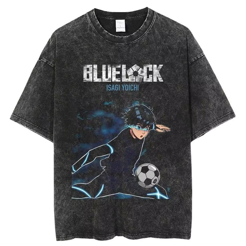 Blue Lock T-Shirt Oversized Washed  2