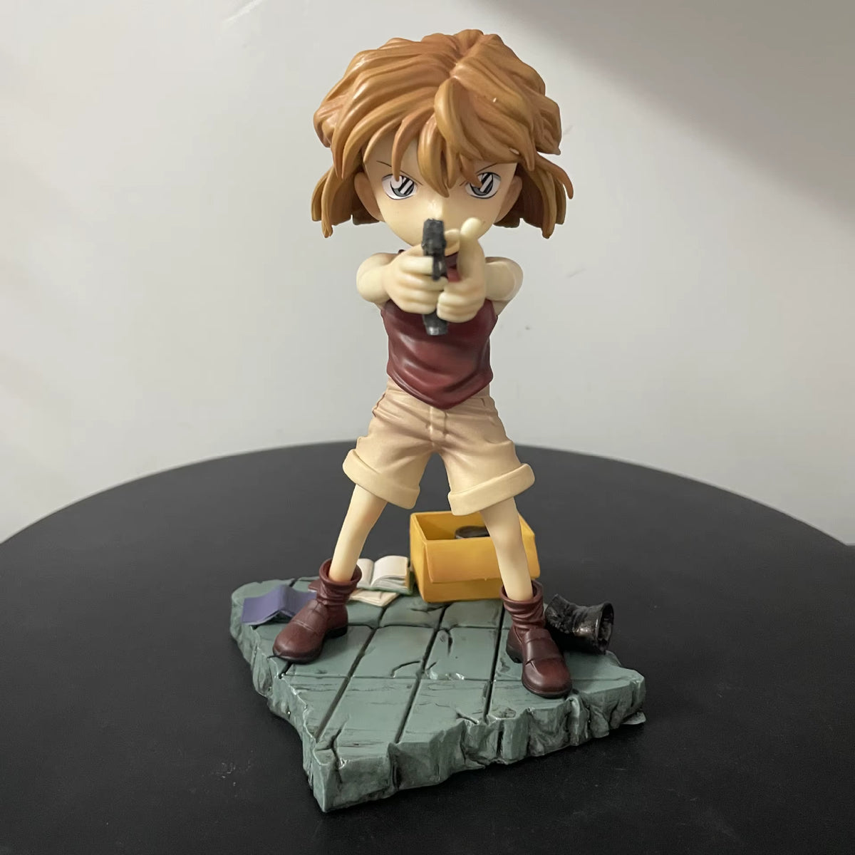 Amine Detective Conan with Gun Ai Haibara Action Figure Toys 18cm