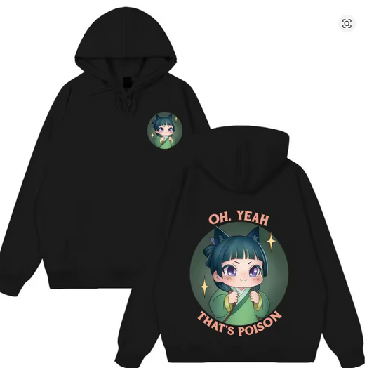 The Apothecary Diaries Hoodie Oversized black Back 2