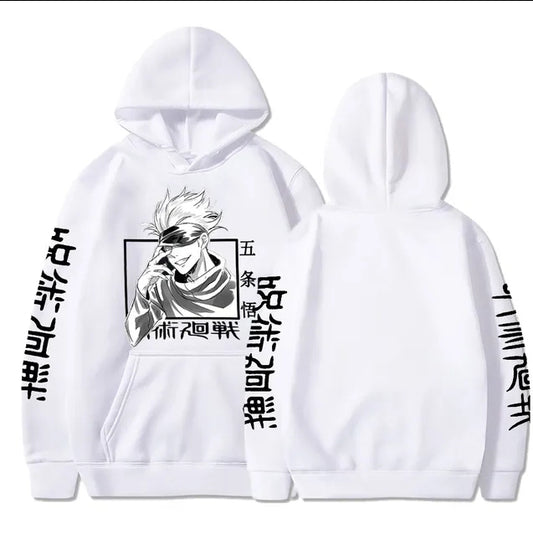 Jujutsu Kaisen Over Size hoodie White 5