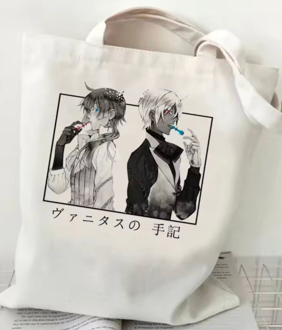 Vanitas no Carte tote bag beige